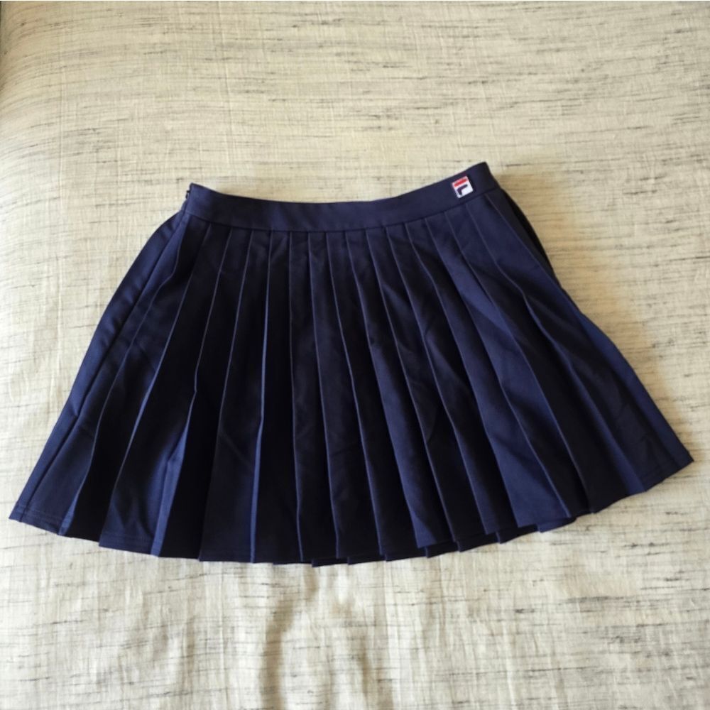 Fila Preppy Navy Blue Pleated Skirt